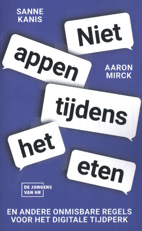 Omslag van Niet appen tijdens het eten