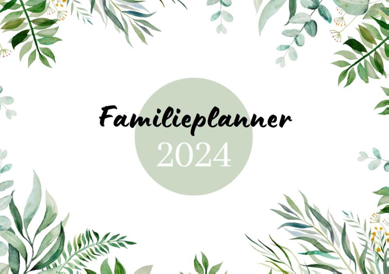 Omslag van Familieplanner 2024