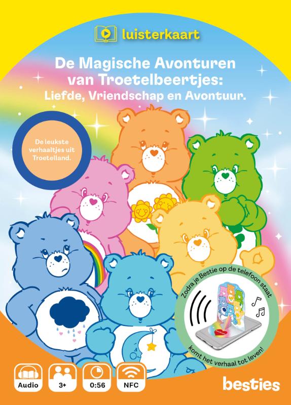 Omslag van De Magische Avonturen van Troetelbeertjes: Liefde, Vriendschap en Avontuur.