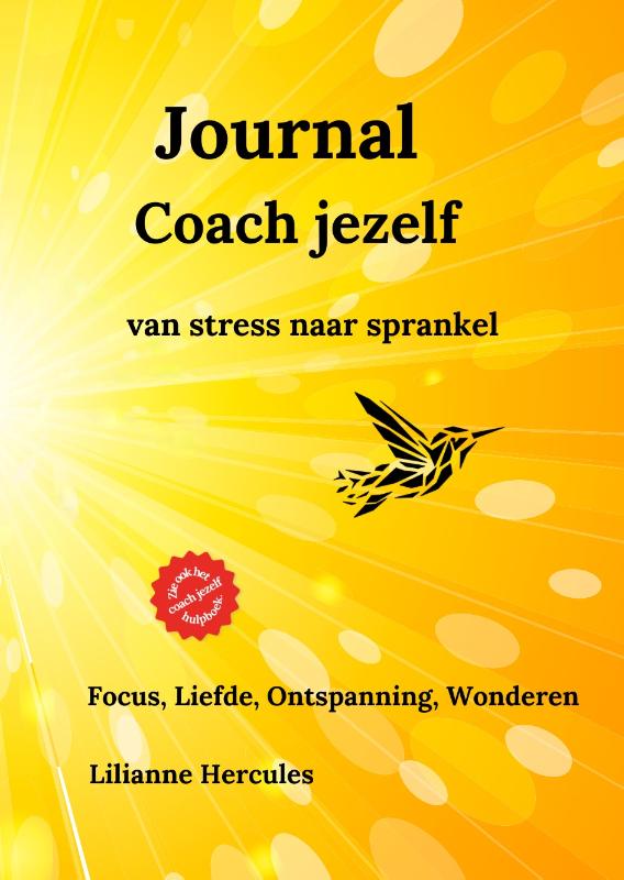 Omslag van Journal Coach jezelf van stress naar sprankel