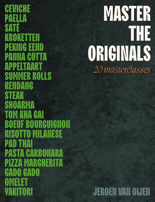 Omslag van Master the originals