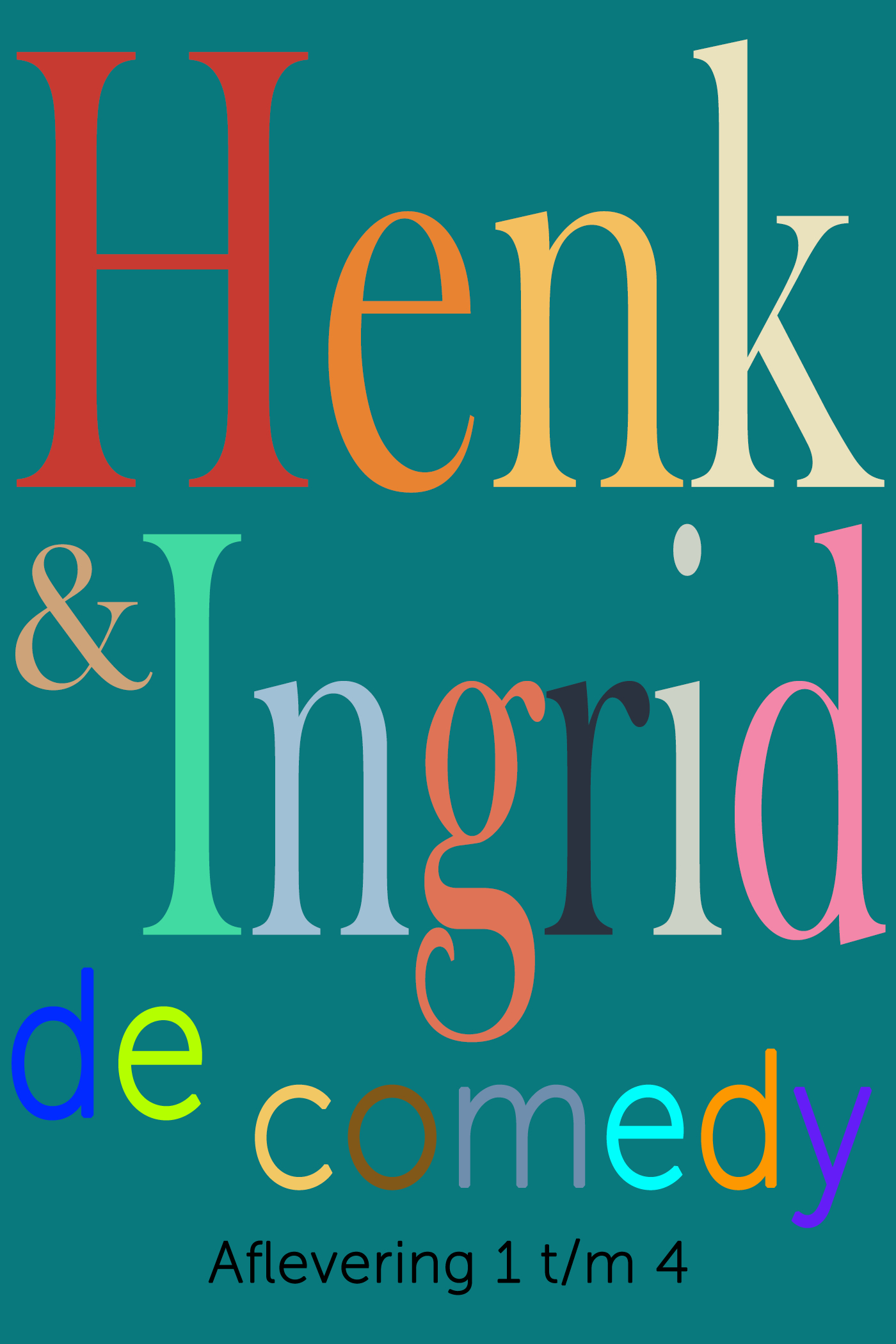 Omslag van Henk & Ingrid, de comedy