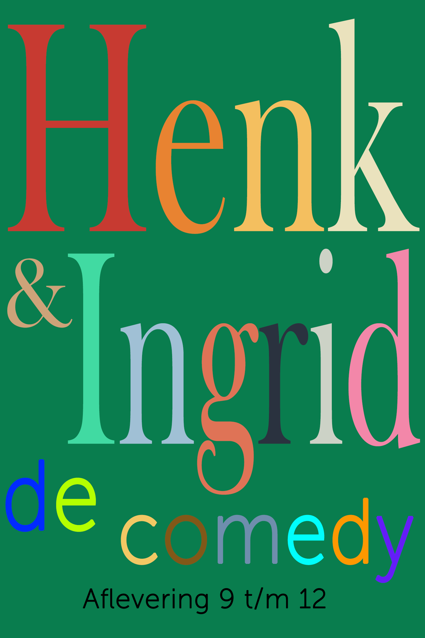 Omslag van Henk & Ingrid, de comedy