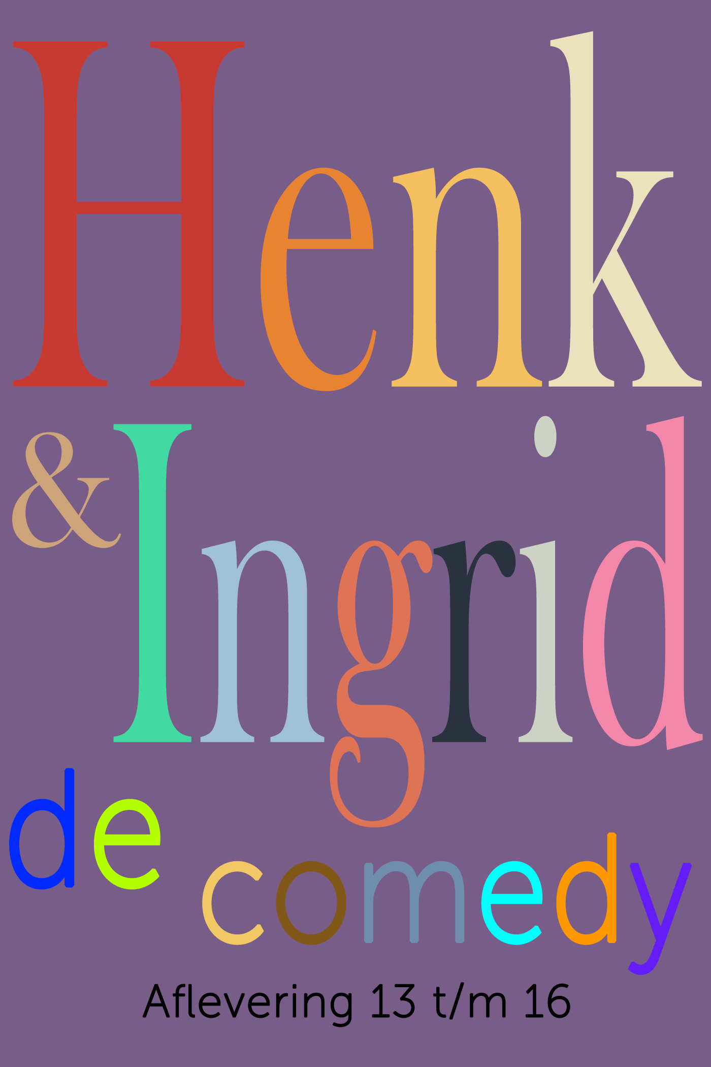 Omslag van Henk & Ingrid, de comedy