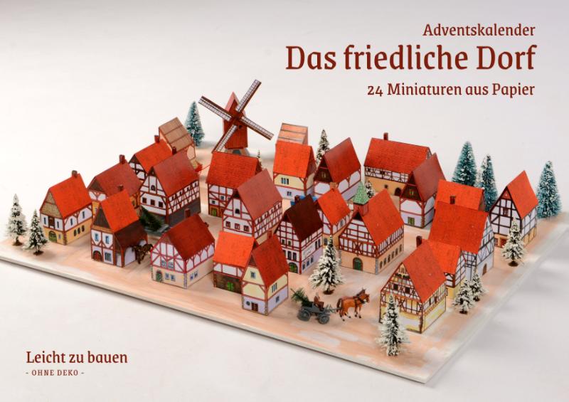 Omslag van Das friedliche Dorf - Papiermodell