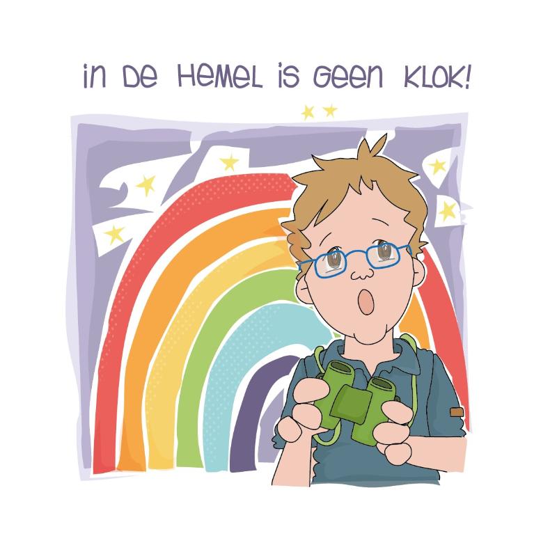 Omslag van In de hemel is geen klok