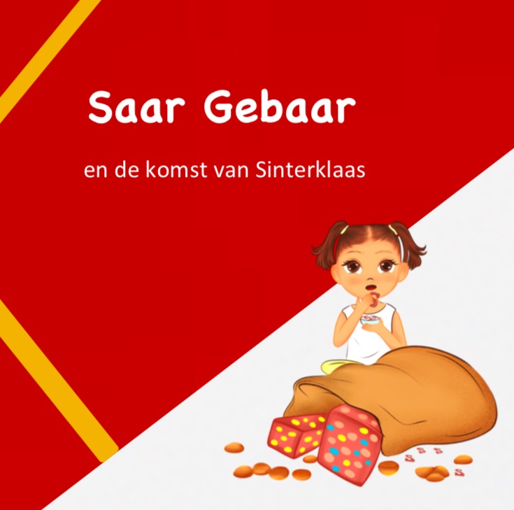 Omslag van Saar Gebaar en de komst van Sinterklaas