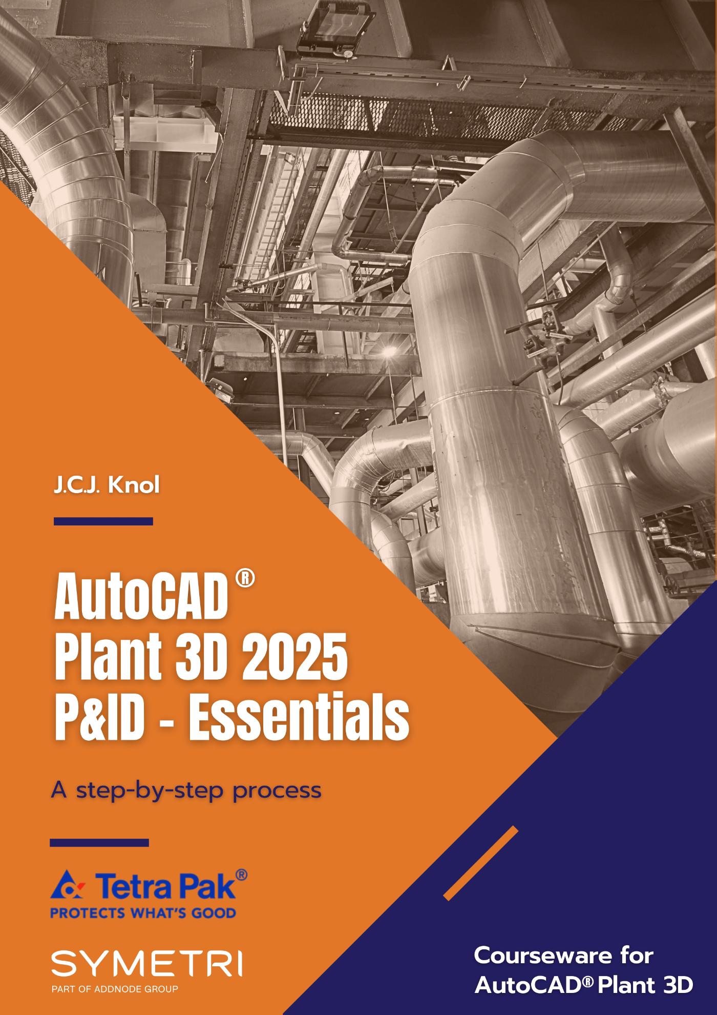 Omslag van AutoCAD Plant3D 2025 P&ID - Essentials