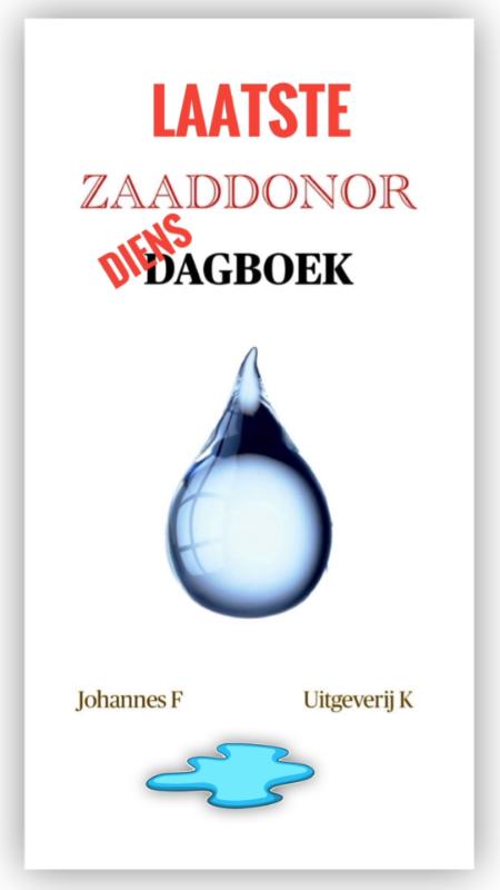 Omslag van Zaaddonor dagboek