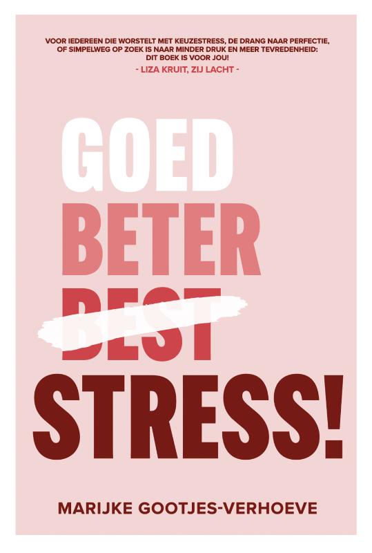 Omslag van Goed, beter, Stress!