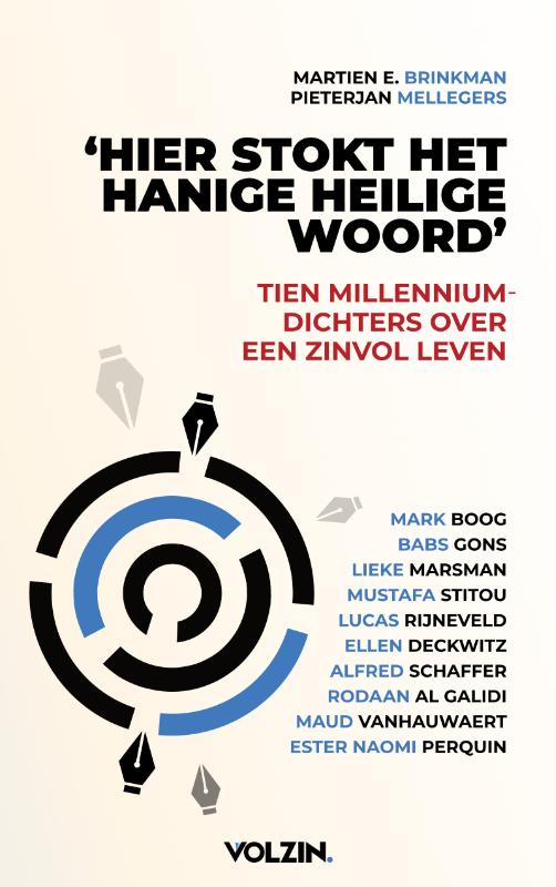Omslag van 'Hier stokt het hanige heilige woord'