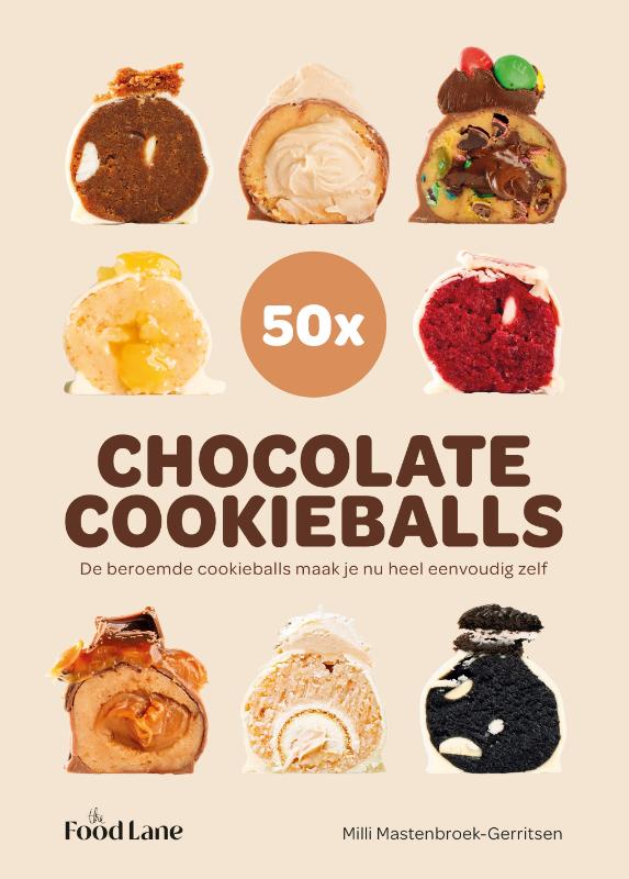 Omslag van 50x Chocolatecookieballs