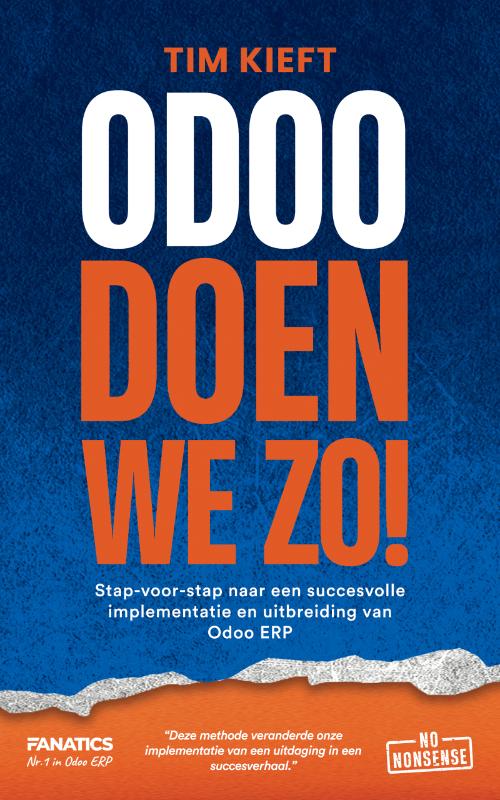 Omslag van Odoo doen we zo!
