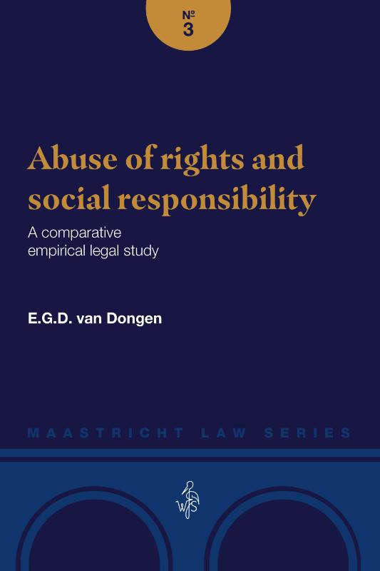 Omslag van Abuse of rights and social responsibility