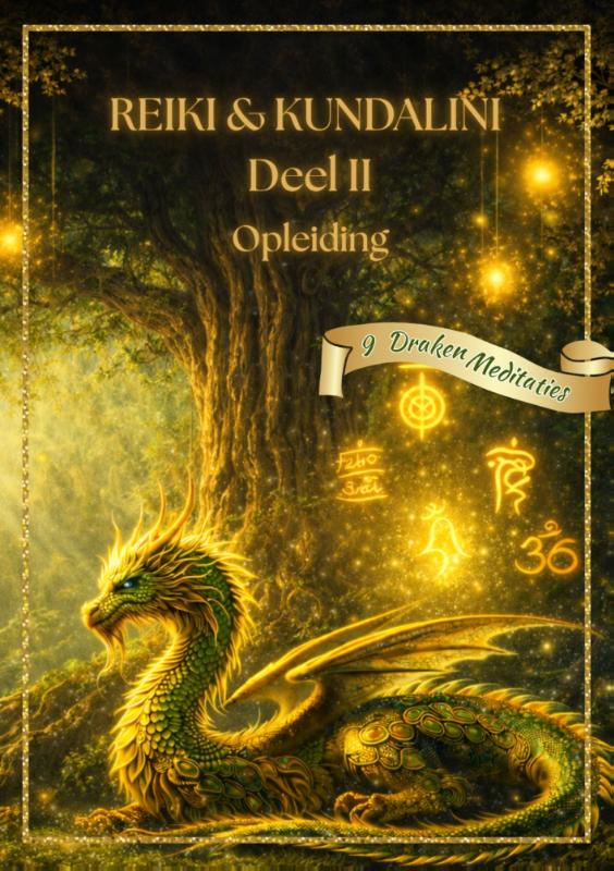 Omslag van Reiki & Kundalini II Zelfstudieboek