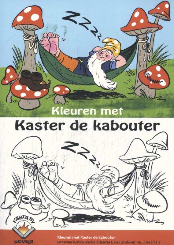 Omslag van Kleuren met Kaster de kabouter