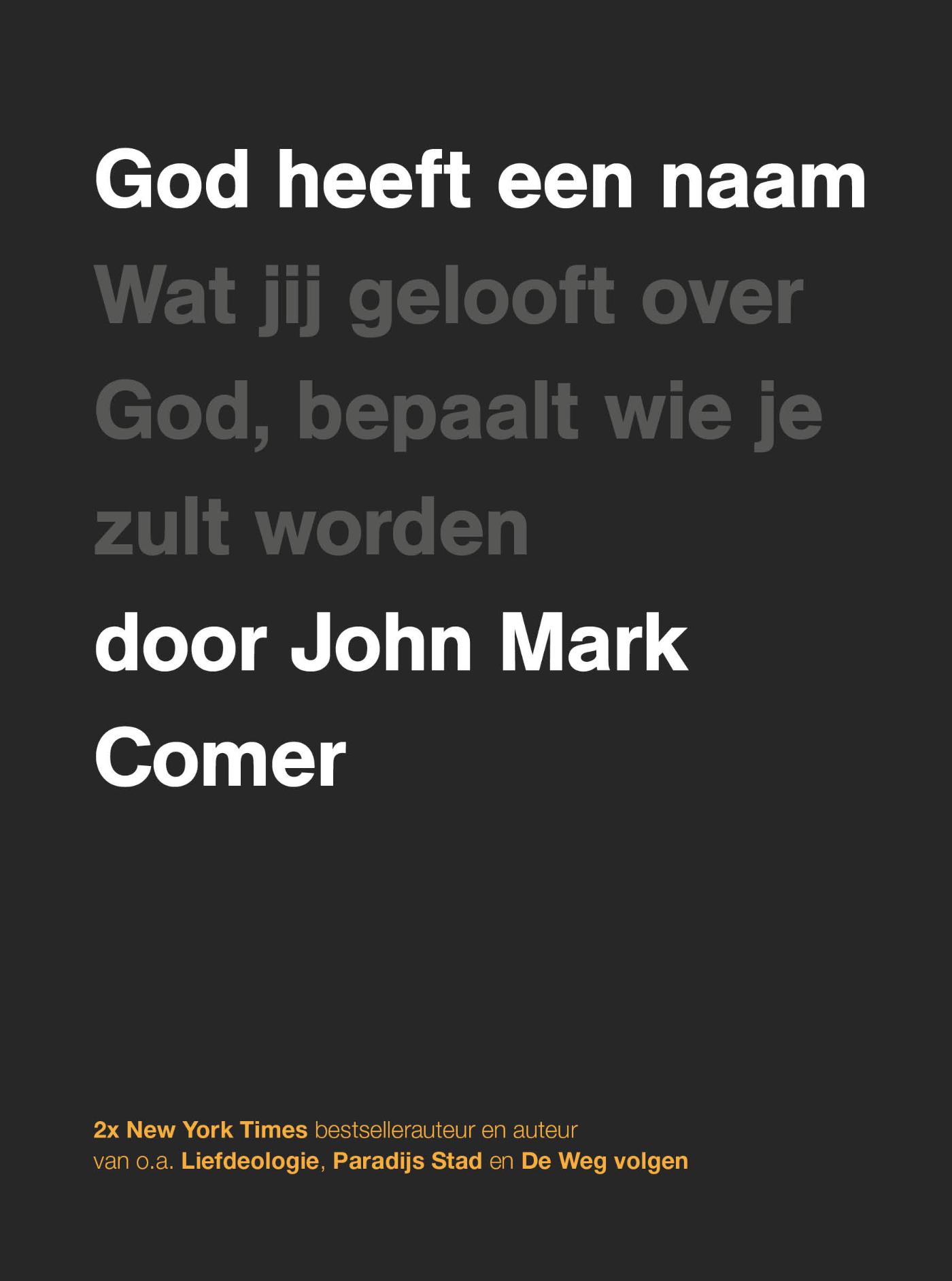 Omslag van God heeft een naam