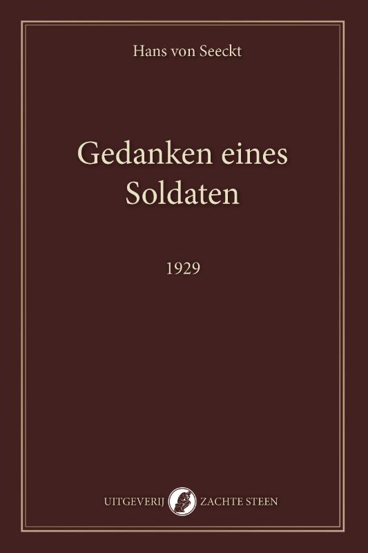 Omslag van Gedanken eines Soldaten