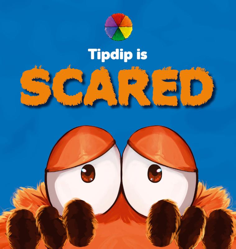 Omslag van Tipdip is Scared