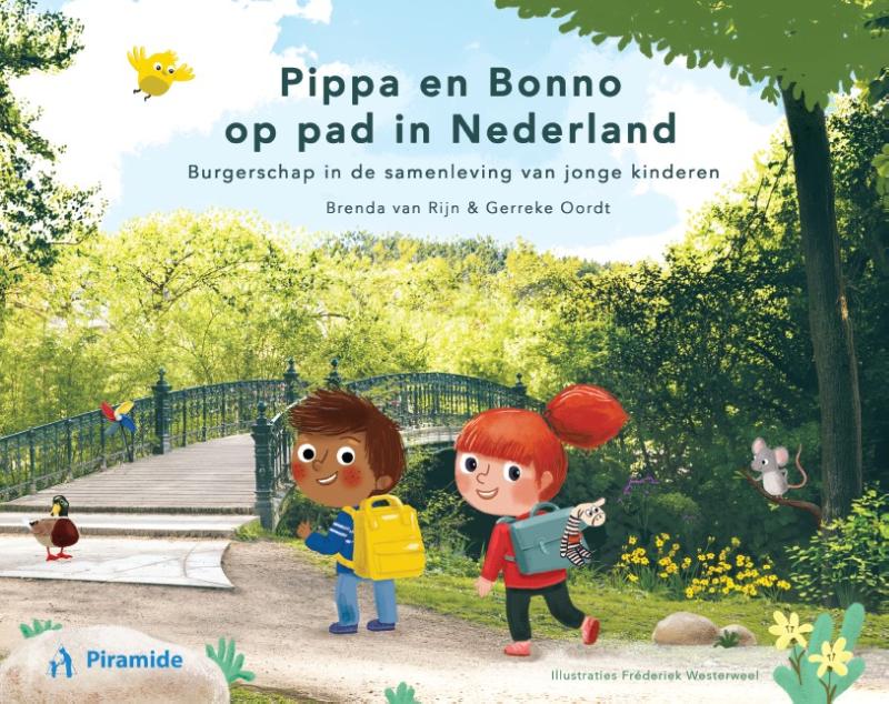 Omslag van Pippa en Bonno op pad in Nederland