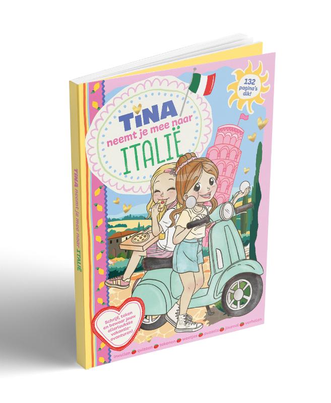 Omslag van Tina neemt je mee naar Italië