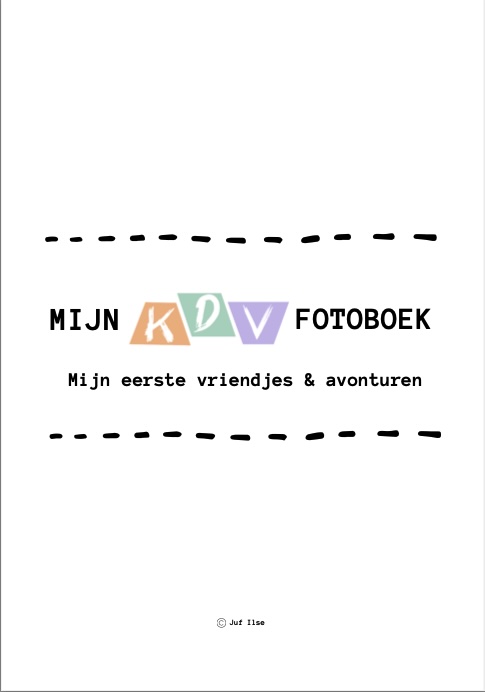 Omslag van Mijn KDV fotoboek