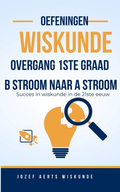 Omslag van Wiskunde overgang van 1B naar 1A