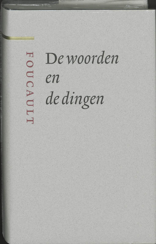 Omslag van De woorden en de dingen