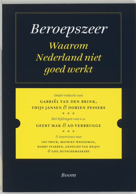 Omslag van Beroepszeer