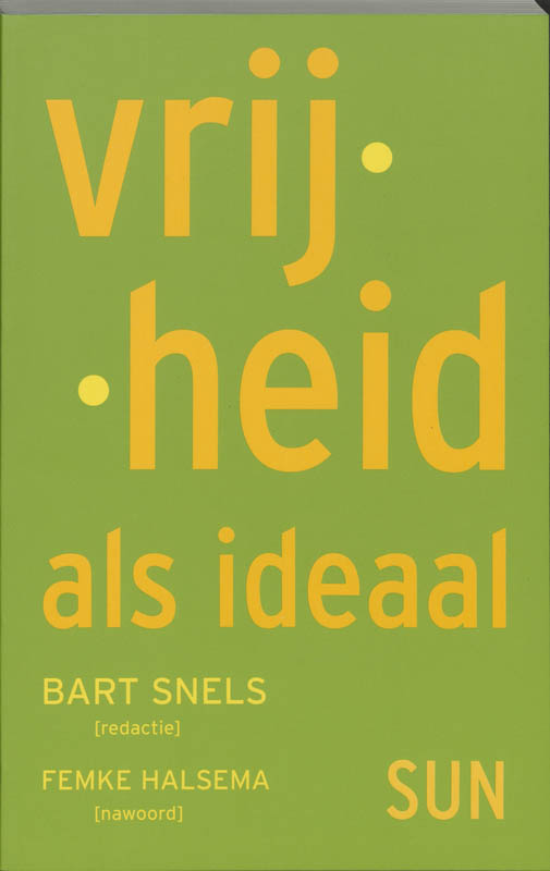 Omslag van Vrijheid als ideaal
