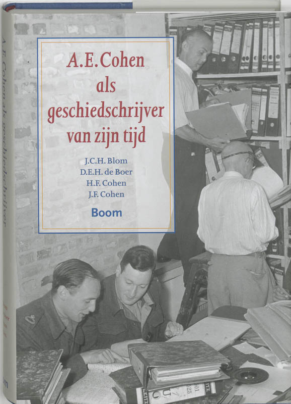 Omslag van A.E. Cohen als geschiedschrijver van zijn tijd