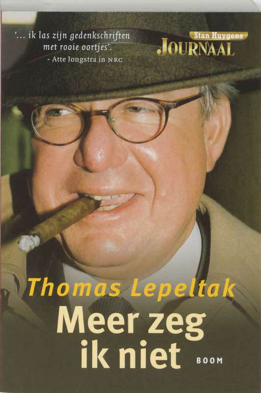 Omslag van Meer zeg ik niet