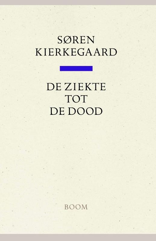 Omslag van De ziekte tot de dood