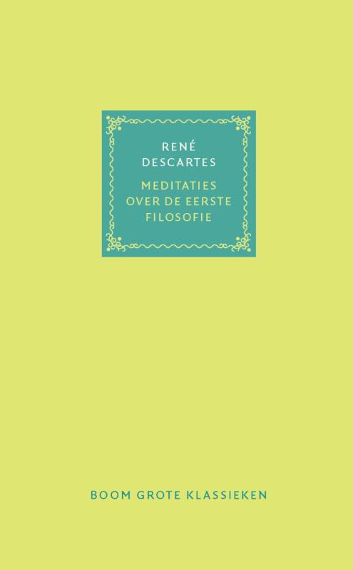 Omslag van Meditaties over de eerste filosofie
