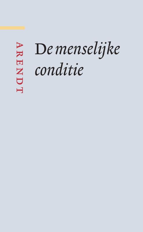 Omslag van De menselijke conditie