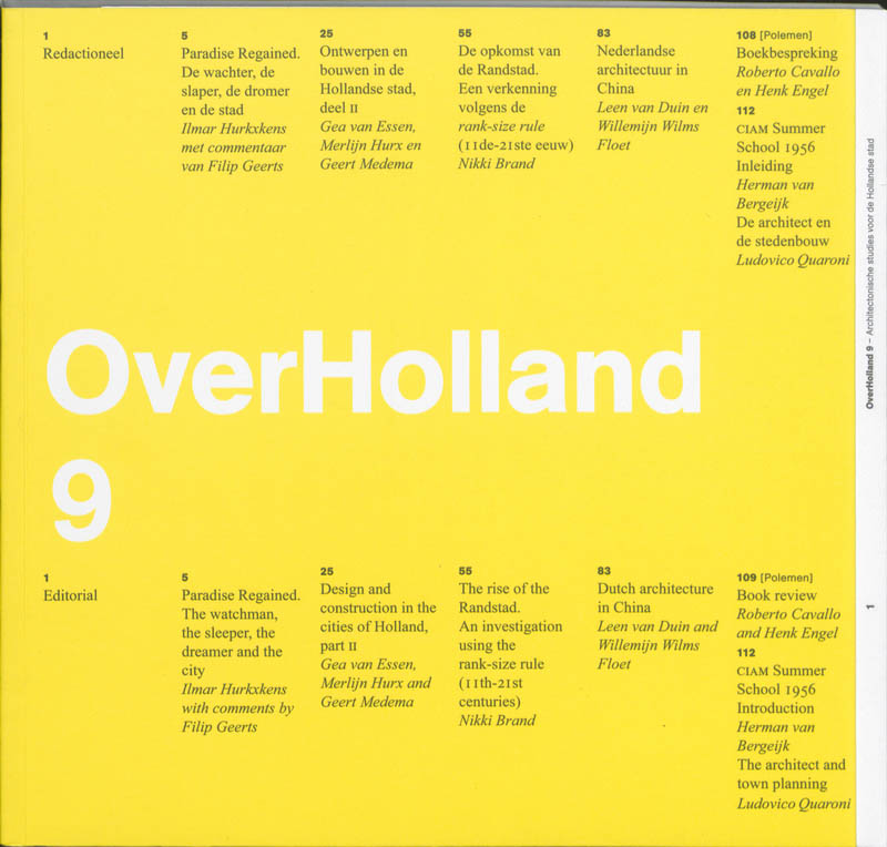 Omslag van OverHolland 9