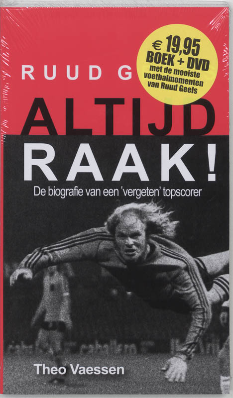 Omslag van Ruud Geels, altijd raak!
