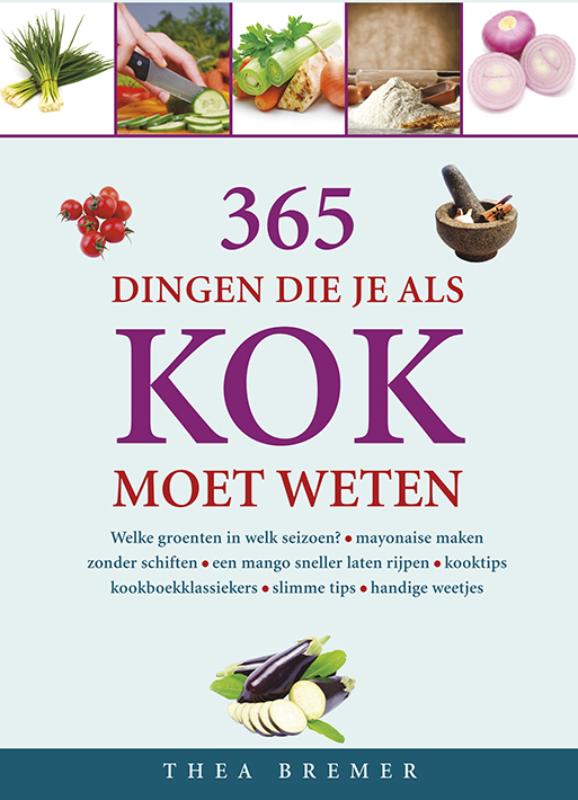 Omslag van 365 dingen die je als kok moet weten