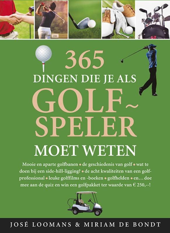 Omslag van 365 dingen die je als golfspeler moet weten