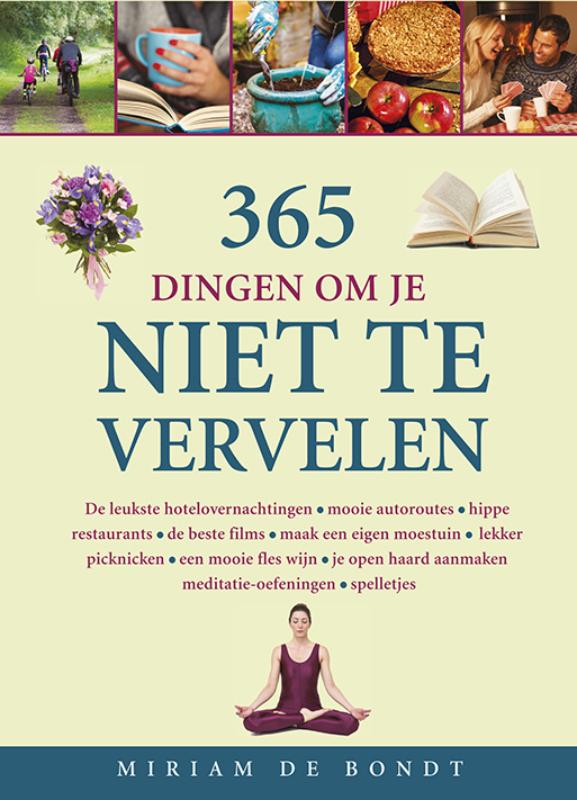 Omslag van 365 dingen om je niet te vervelen