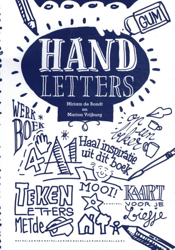 Omslag van Handletters, werk- en inspiratieboek