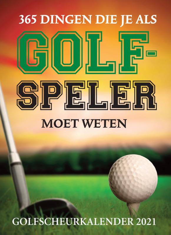 Omslag van Golfscheurkalender 2021