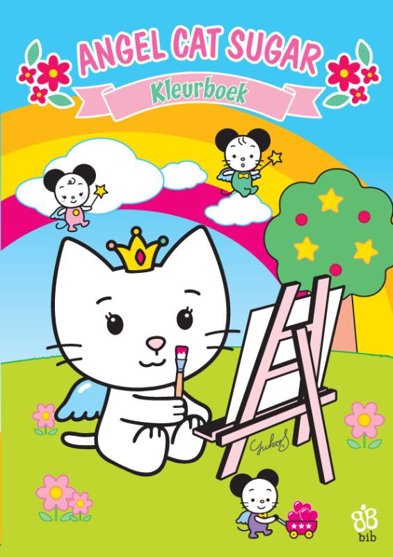 Omslag van Angel Cat Sugar kleurboek set 5 ex