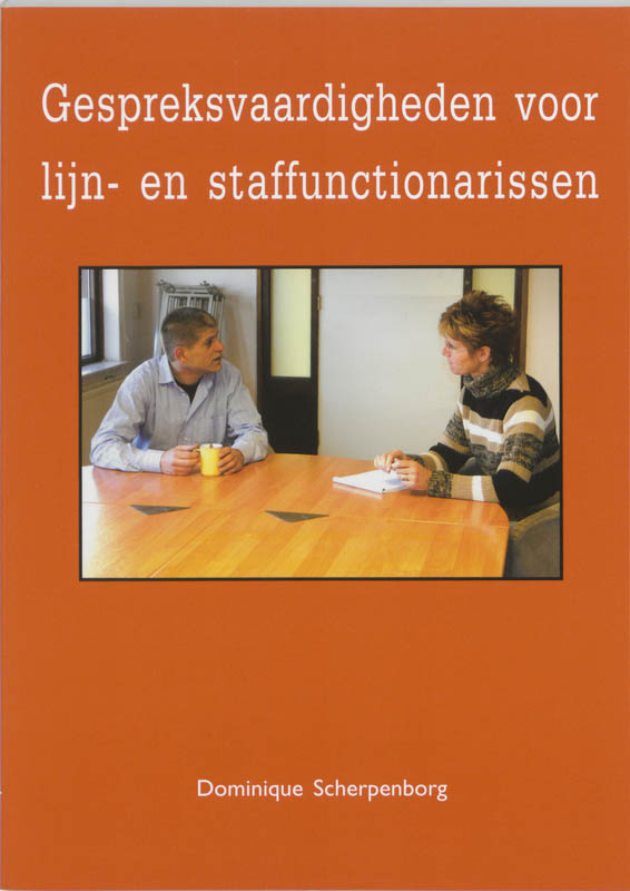 Omslag van Gespreksvaardigheden voor lijn -en staffunctionarissen