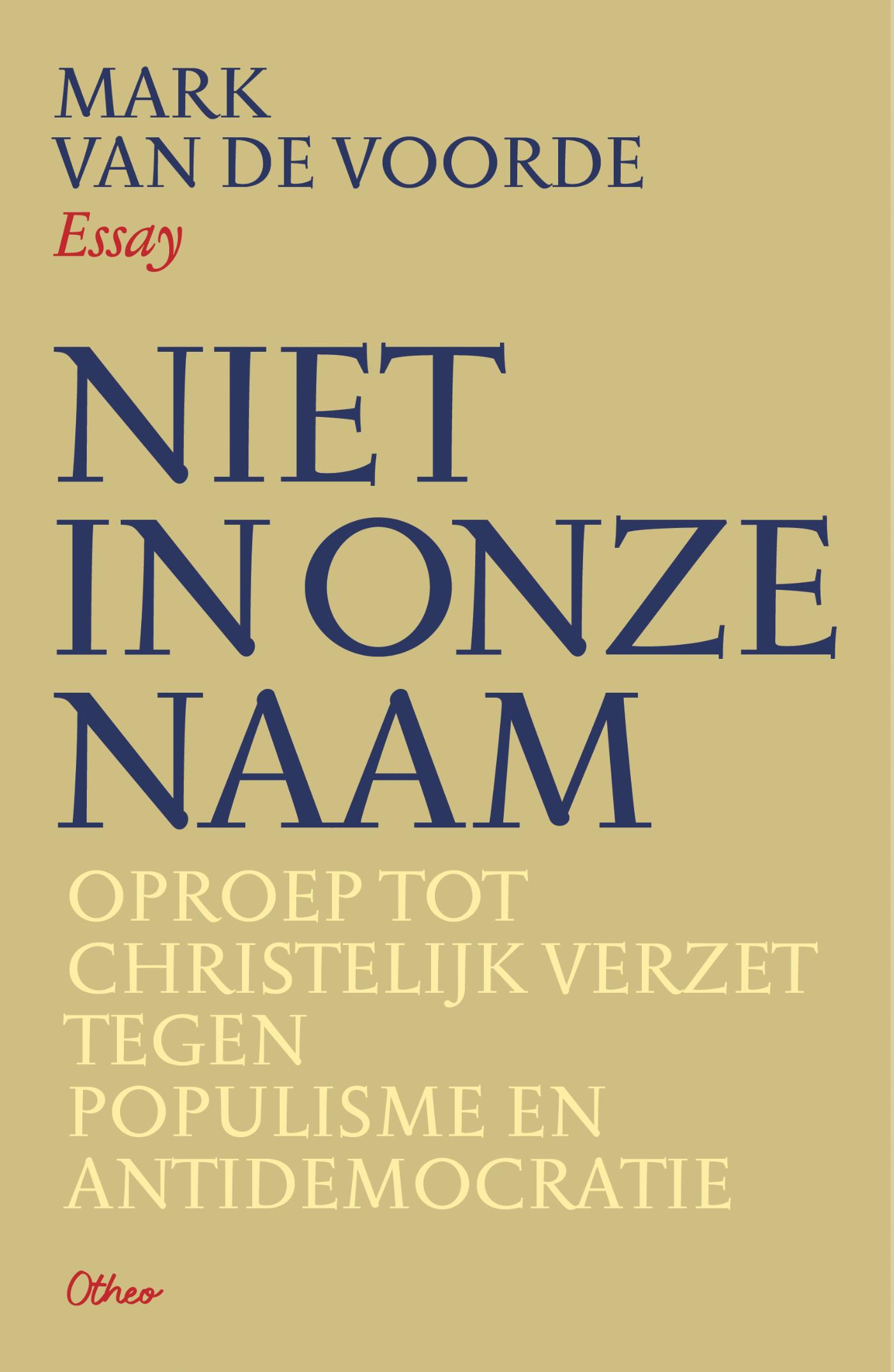 Omslag van Niet in onze naam