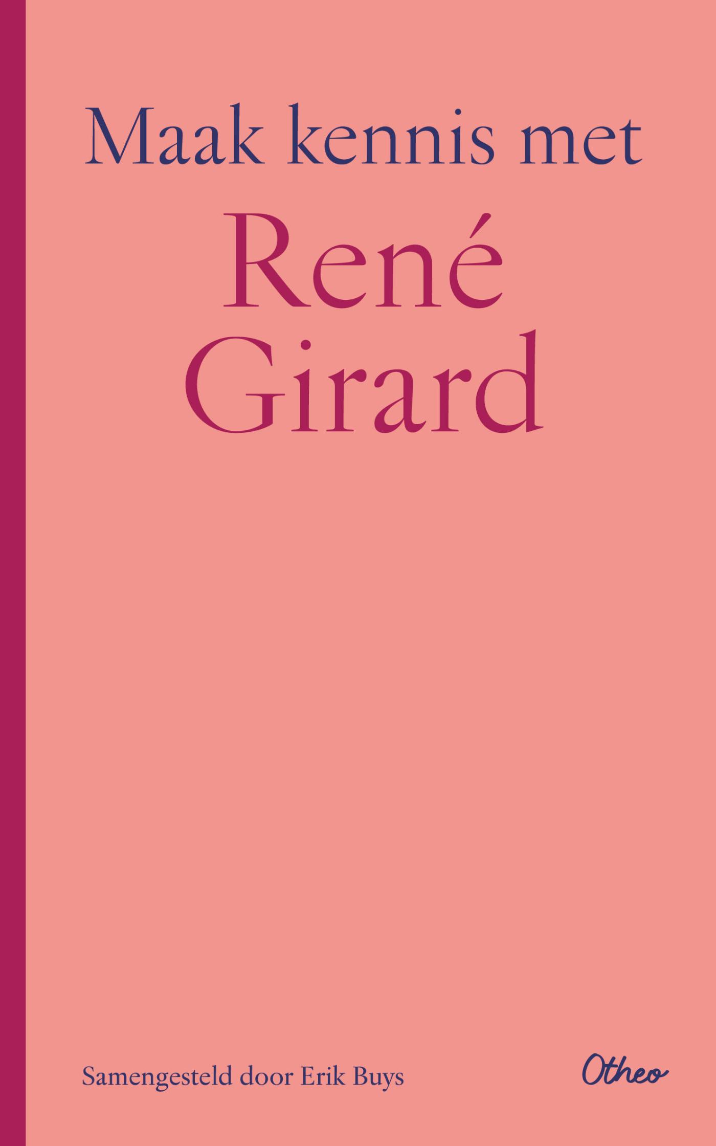 Omslag van Maak kennis met René Girard
