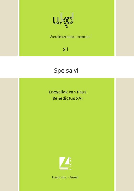 Omslag van Spe salvi. In hoop zijn wij gered