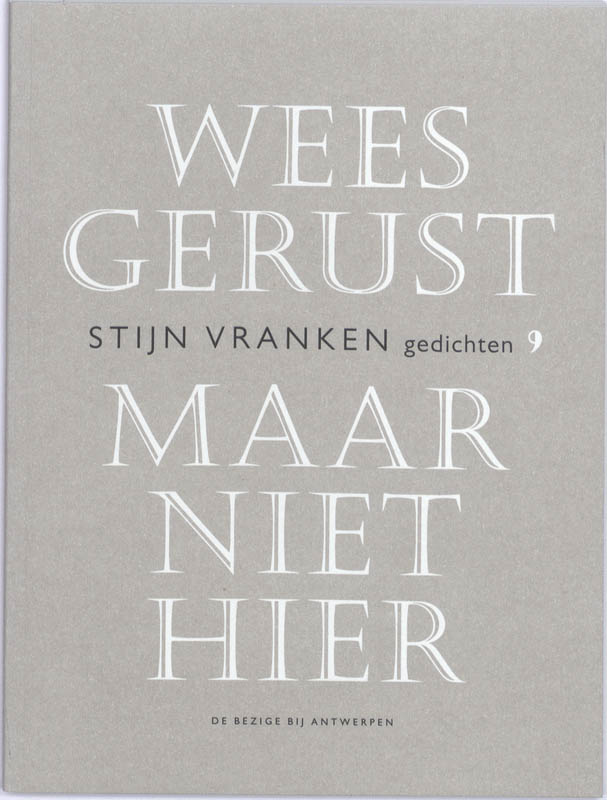 Omslag van Wees gerust, maar niet hier