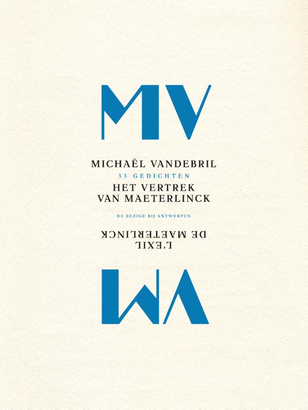 Omslag van Het vertrek van Maeterlinck l'Exil de Maeterlinck