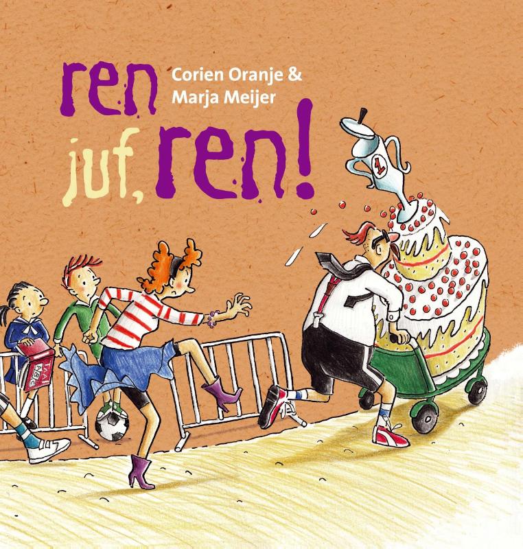 Omslag van Ren juf, ren